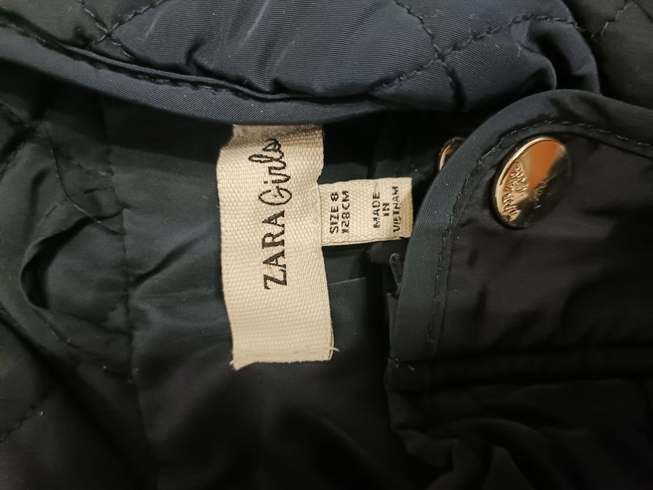 Geaca Zara fete bleumarin
