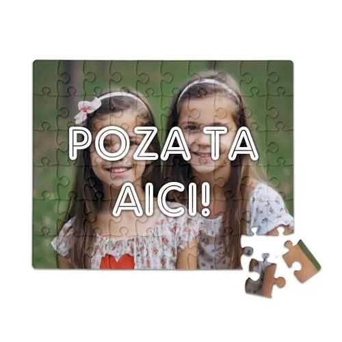 Puzzle personalizat cu poza ta, rotund, dreptunghi, inima, la 27.5 lei