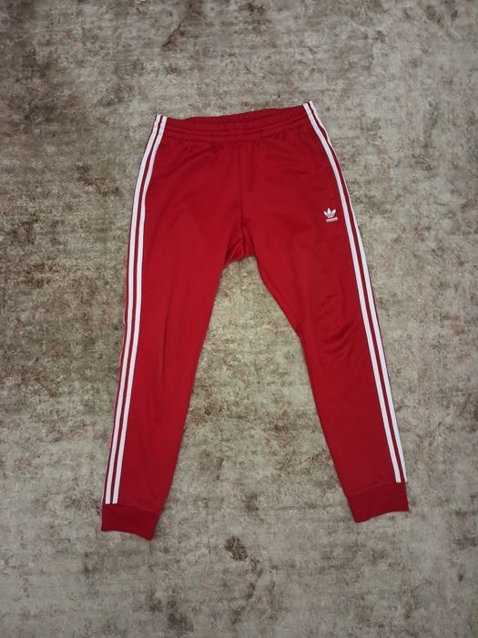 Красные Штаны Адидас  размер  Л