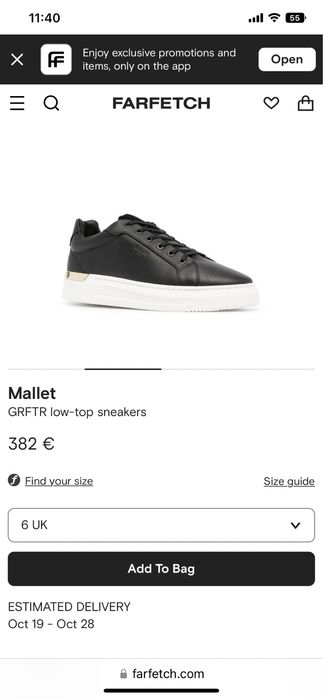 Vand pantofi sport marca Mallet ( London), originali.