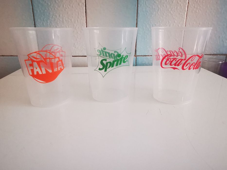 Pahare Coca Cola Fanta Sprite
