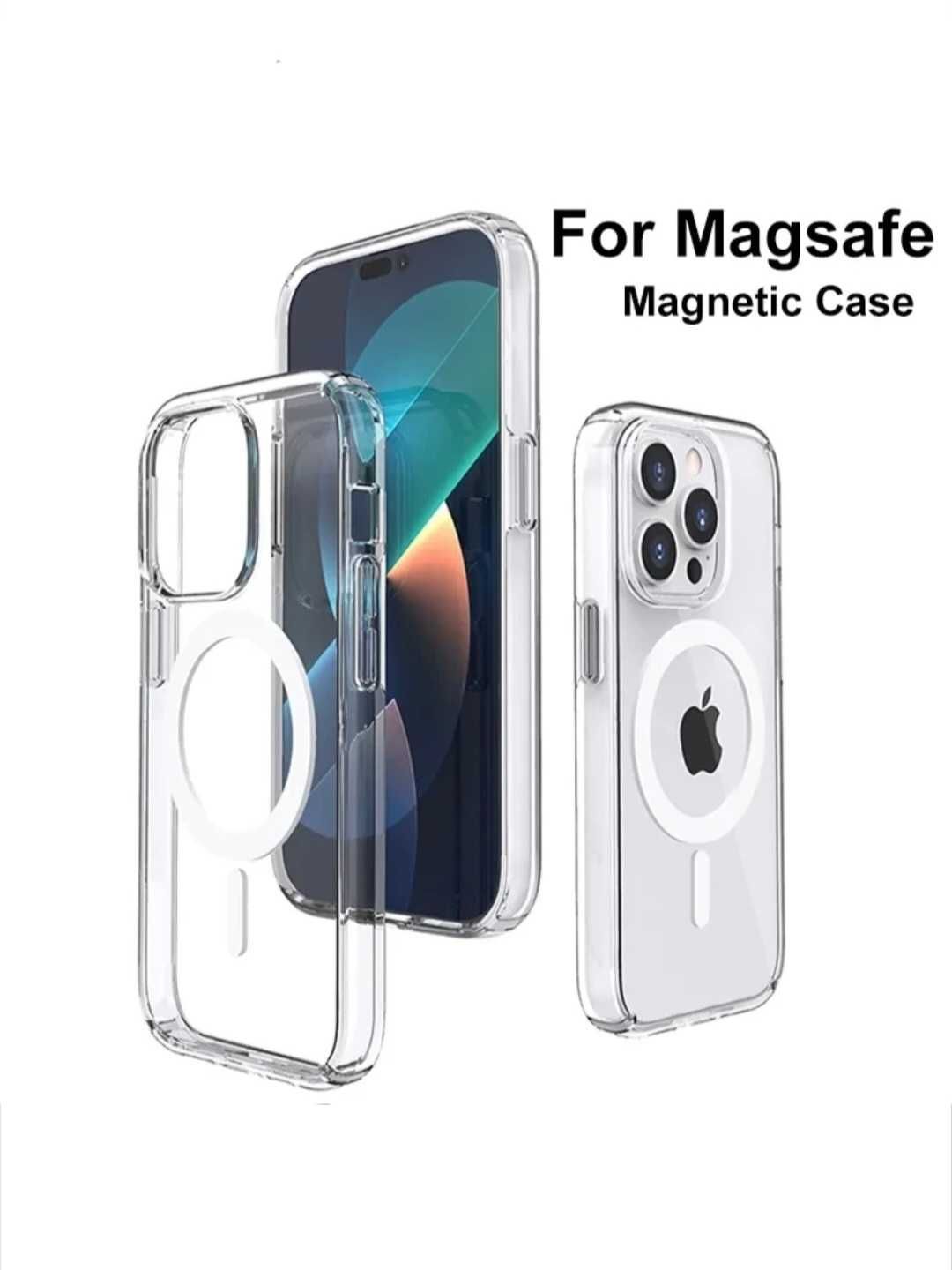 Husa MagSafe - Transparenta - iPhone 15 Plus / 15 Pro / 15 Pro Max /15