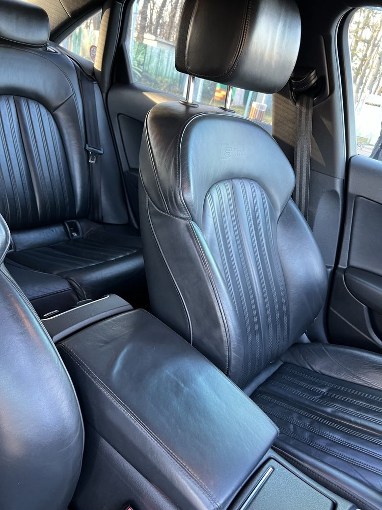 Interior piele S line Audi A6 C7 incalzite fața
