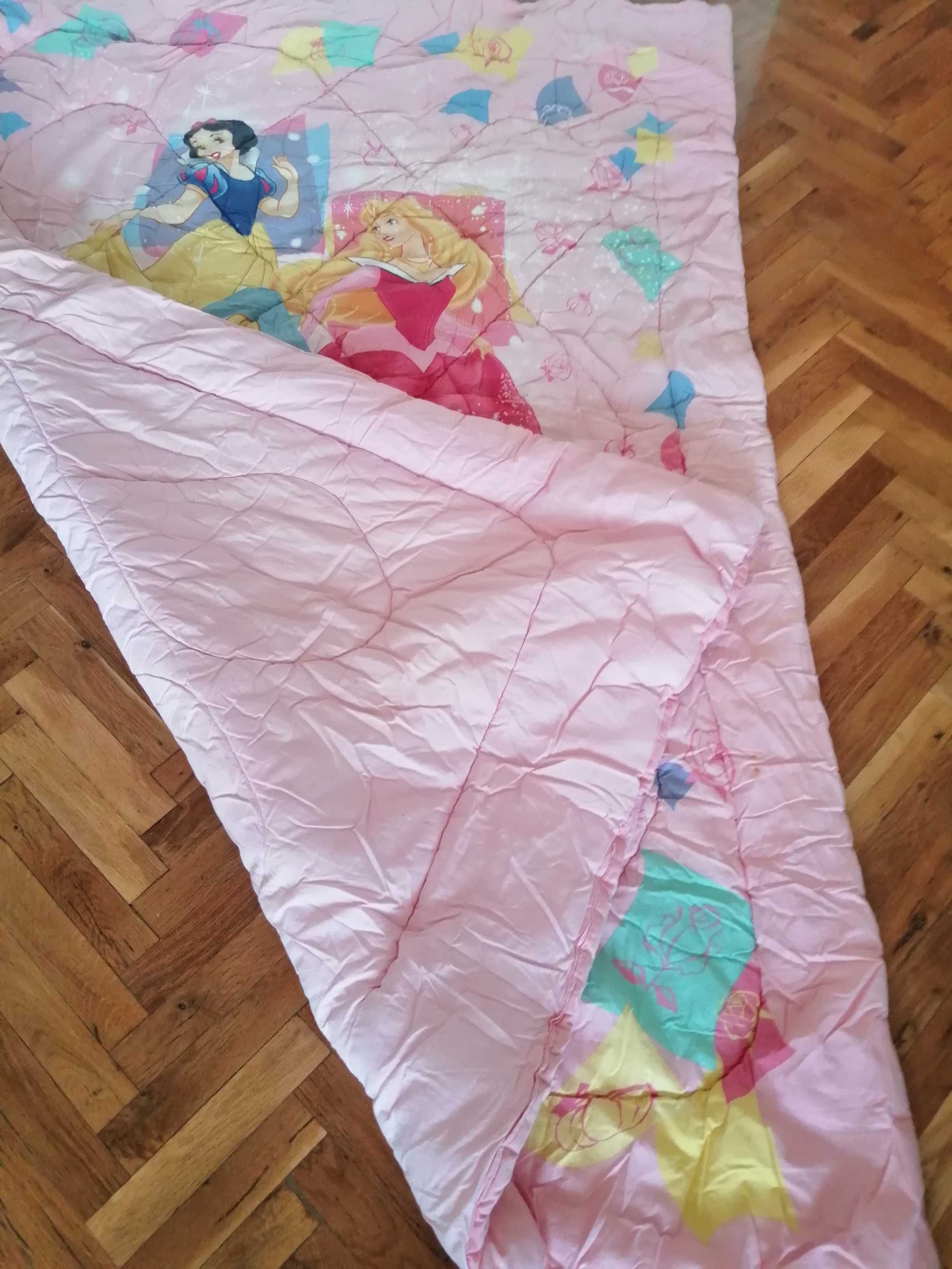 Детска олекотена завивка Disney Princess + подарък