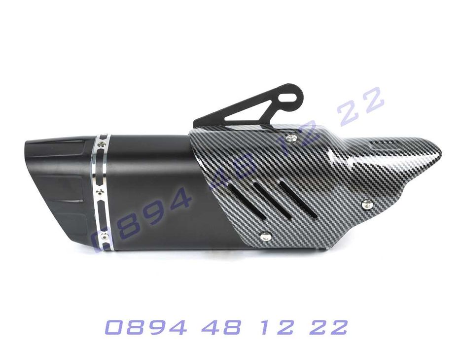 Ауспух Akrapovic Мотоциклет Мотор Пистов Скутер Гърне Спортно Спортен