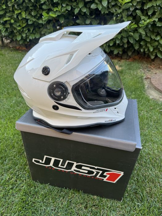 Casca moto enduro Atv Just 1 si accesorii