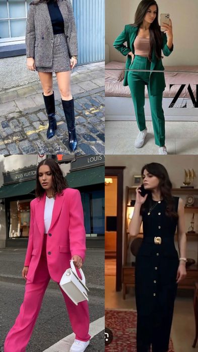 Дамски костюм комлект Zara,H&M