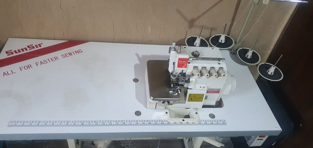 Sotiladi:Sunsir SS-B806D-4-24 -4 ipli elektron overlock  tikuv mashina