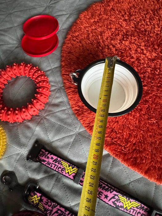 нашийник + повод + играчки за куче