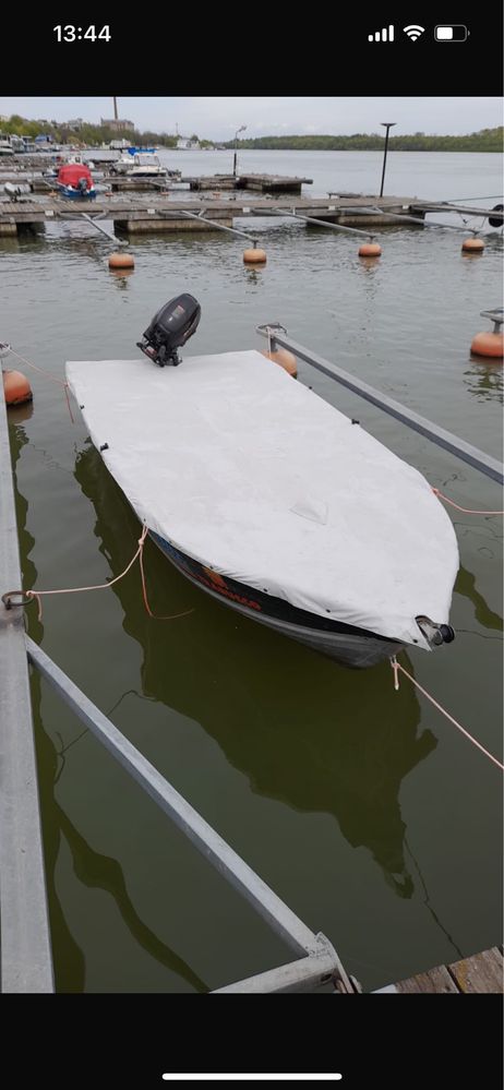 Barca de aluminiu Motocraft model Fishxl