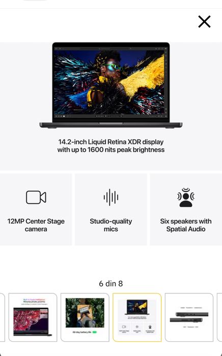 Macbook pro 14, Apple M4, 1TB SSD, magic mouse. Sigilat, Garantie