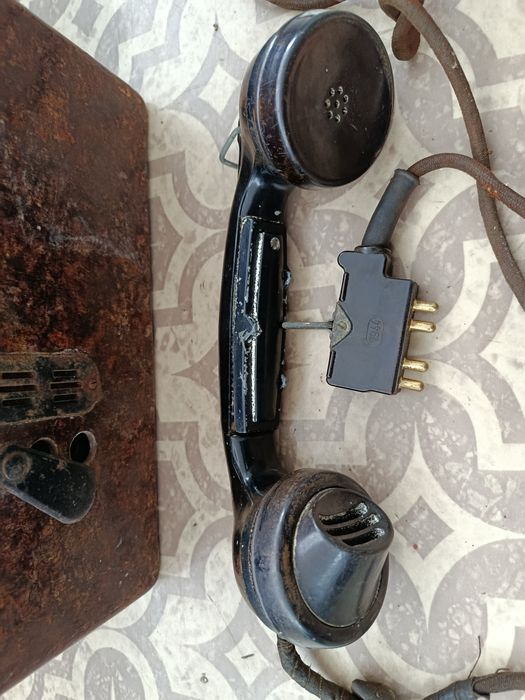 стар немски военно-полеви телефон - WEHRMACHT - WWII - 1944г