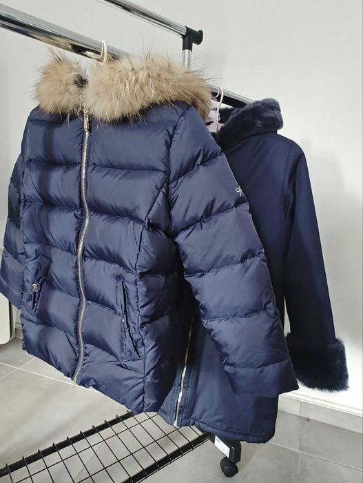 Lili Gaufrette, Zara - зимно пухено яке, палто, жилетка р. 10-12 г.