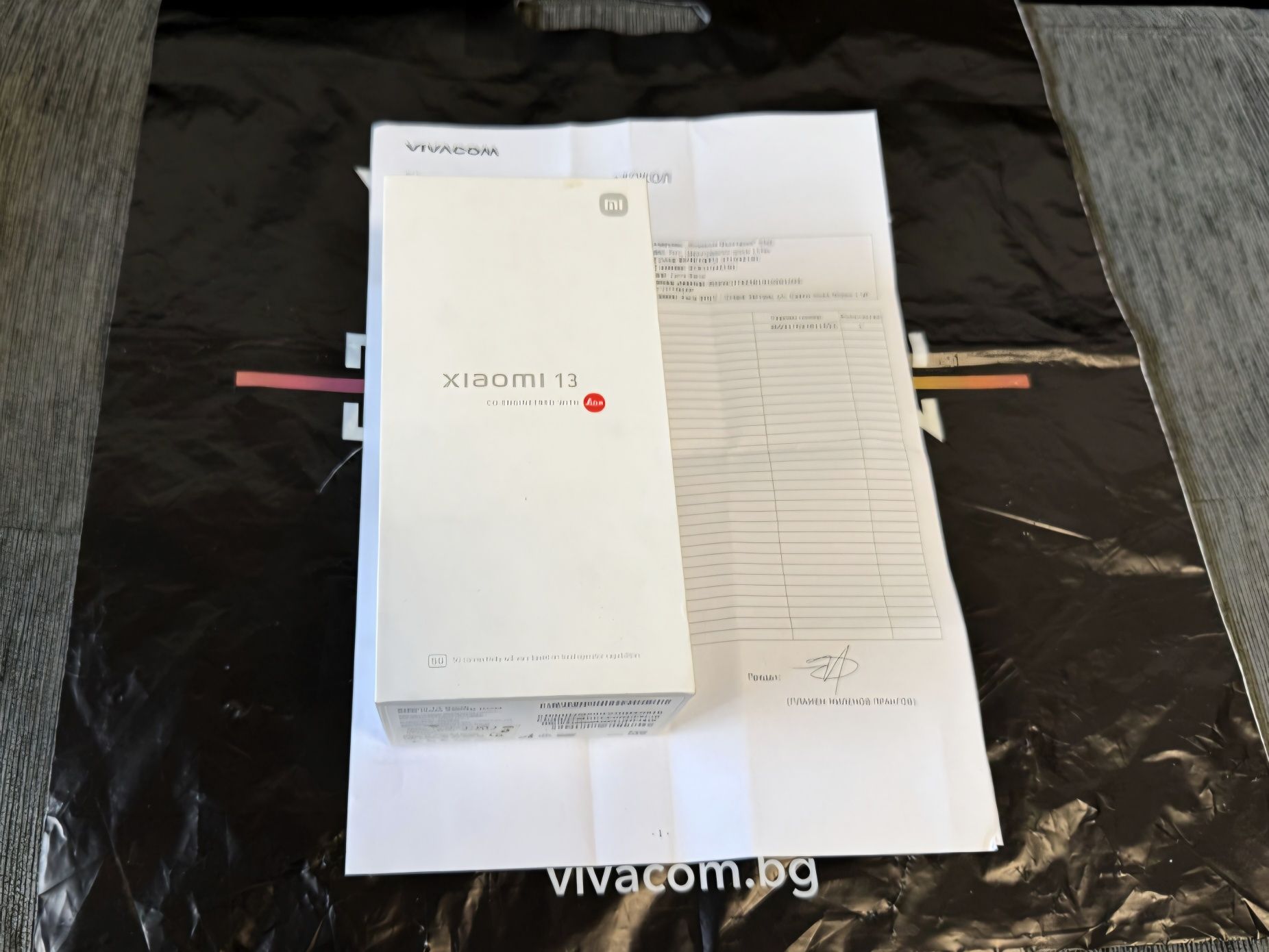 256GB Xiaomi 13 8GB 5G Vivacom Гаранция 2026г. Black / Черен