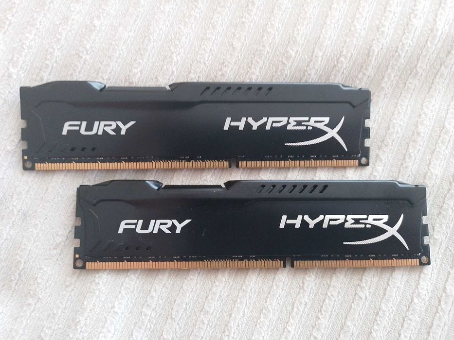 Памет HyperX Fury Black 8GB, DDR3, 1600MHz