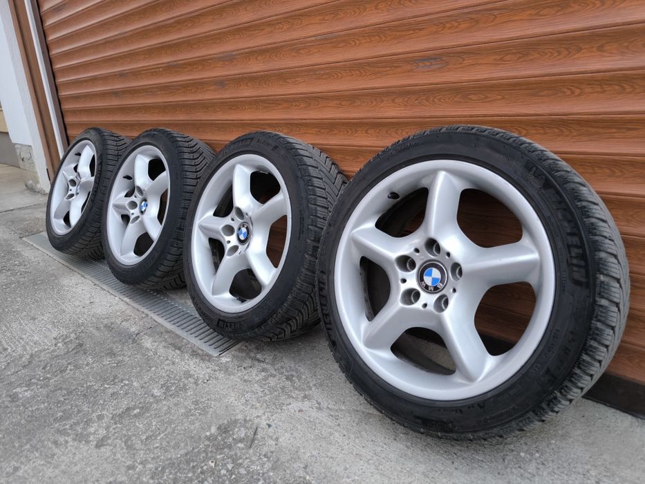 Зимни гуми Michelin 225/45/17 с джанти BMW 5x120 7.5j et40