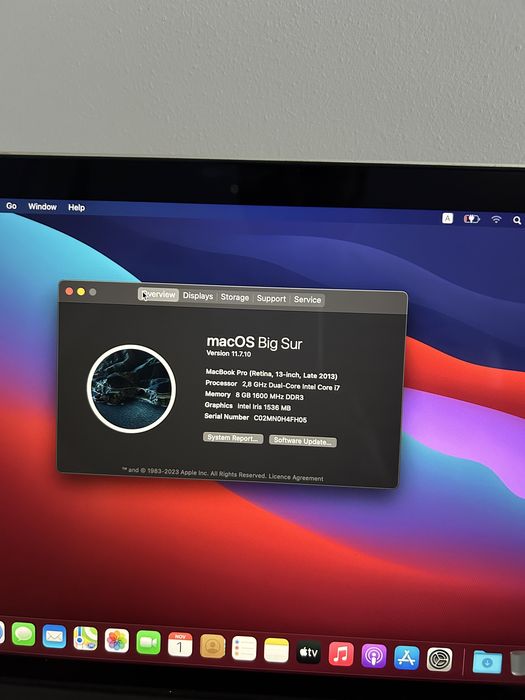 Dezmembrez Macbook Pro late 2013 13 inchi intel i7