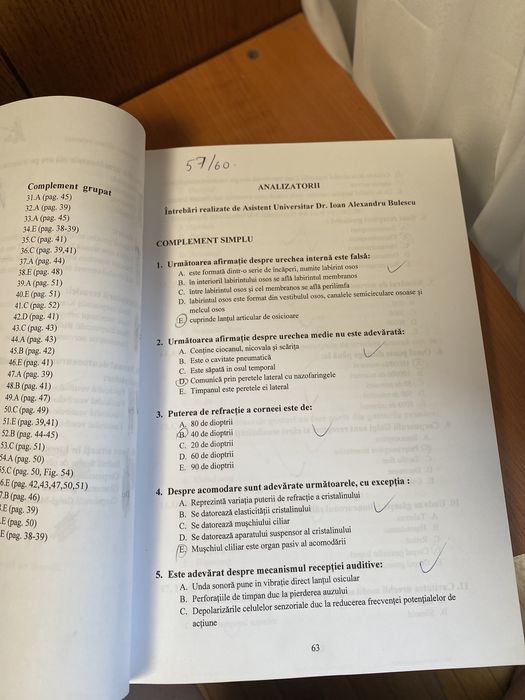 Carte grile biologie UMFCD 2015
