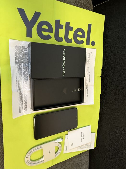 ЧИСТО НОВ 512GB Honor Magic 7 Pro Yettel Гаранция 2028г. Black / Ч