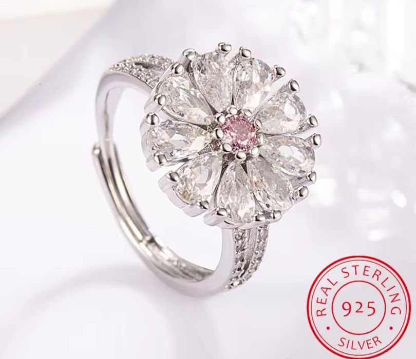 Set de bijuterii din cristale turcoaz din argint S 925