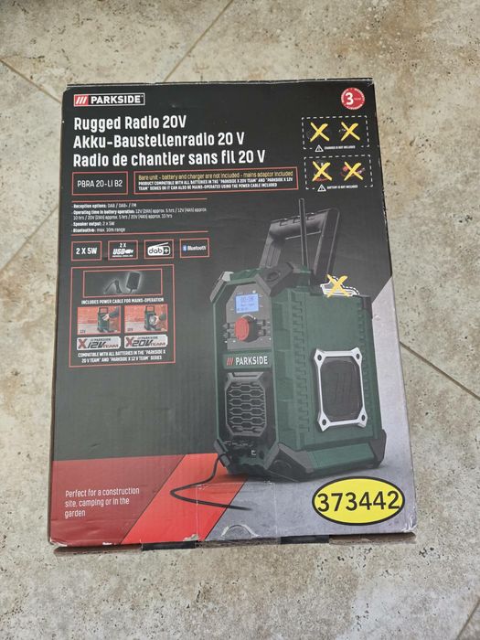 Bluetooth Radio Parkside PBRA 20-LI B2
