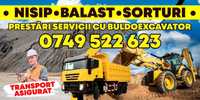 Transport balast, piatra, sort, nisip