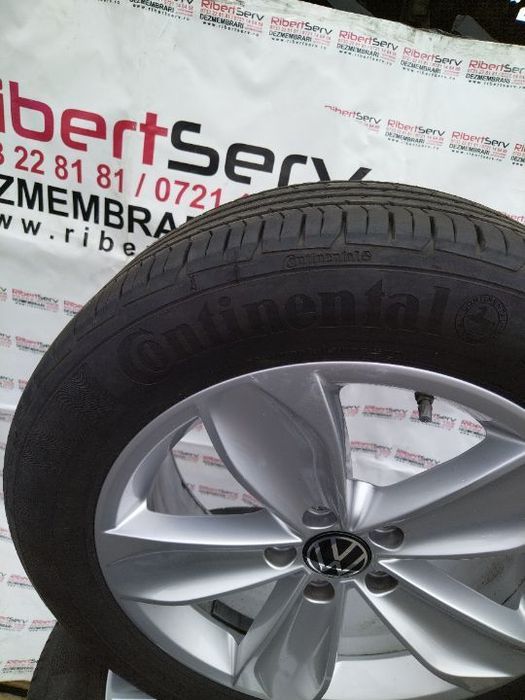 Jante + Anvelope 215/55/R17  Dot 3719