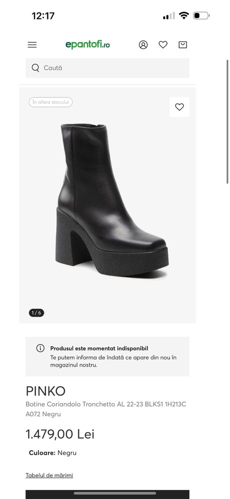 Vand botine CORIANDOLO din piele