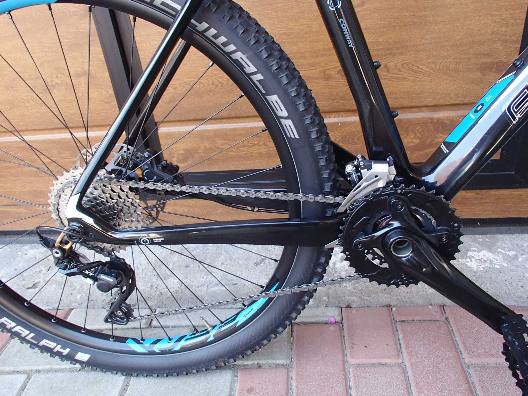 Bicicleta Mtb Conway Carbon 27,5, XT, Rock Shox Aer, Hidraulica disc.