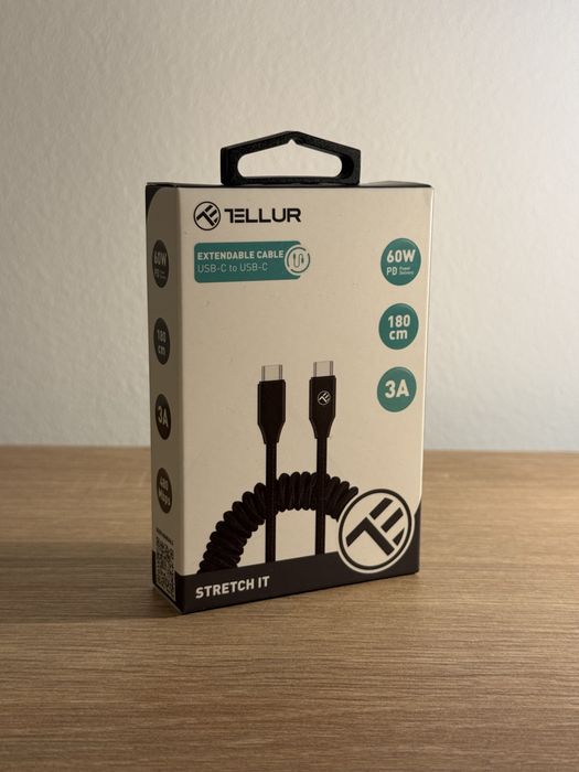 Cablu Extensibil TELLUR USB Type C - USB Type C
