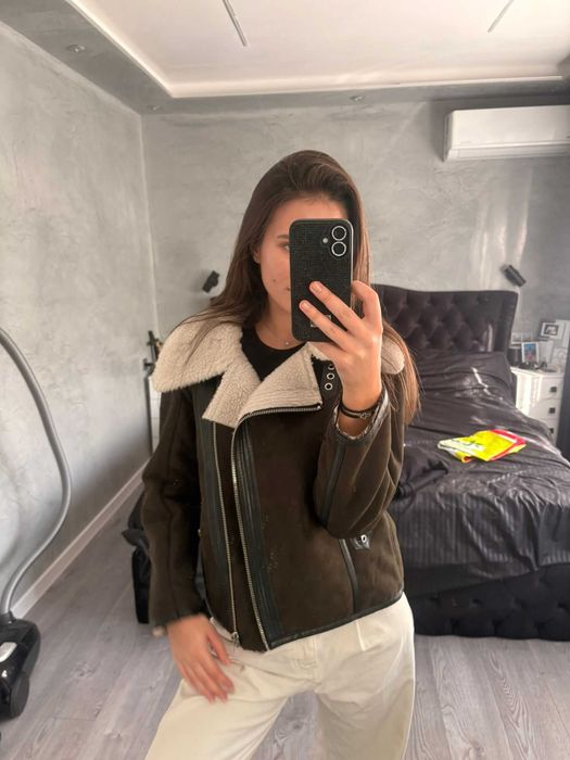 Дамско спортно топло палто