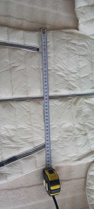 Ново бяло яке с гъши пух