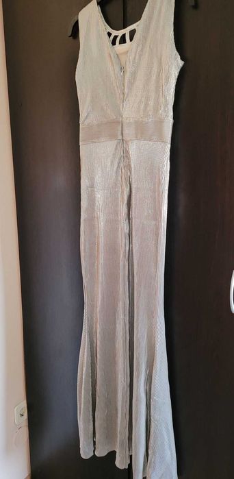 Rochie argintie lunga