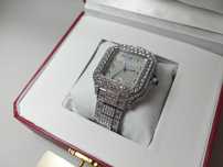 Ceas Cartier full box Moissanite VVS cadou calitate premium
