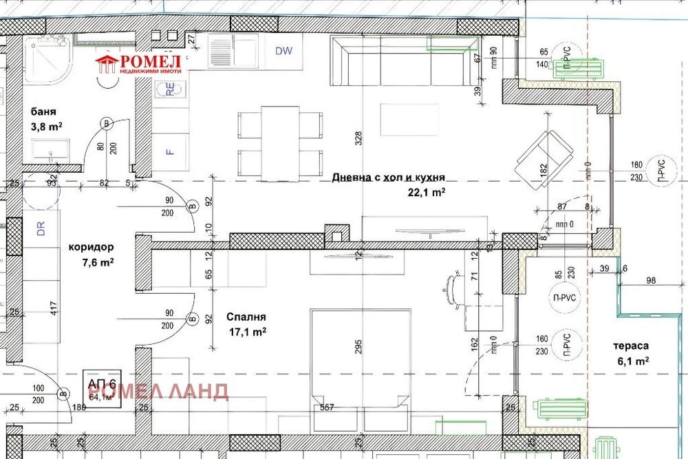 Двустаен Банишора