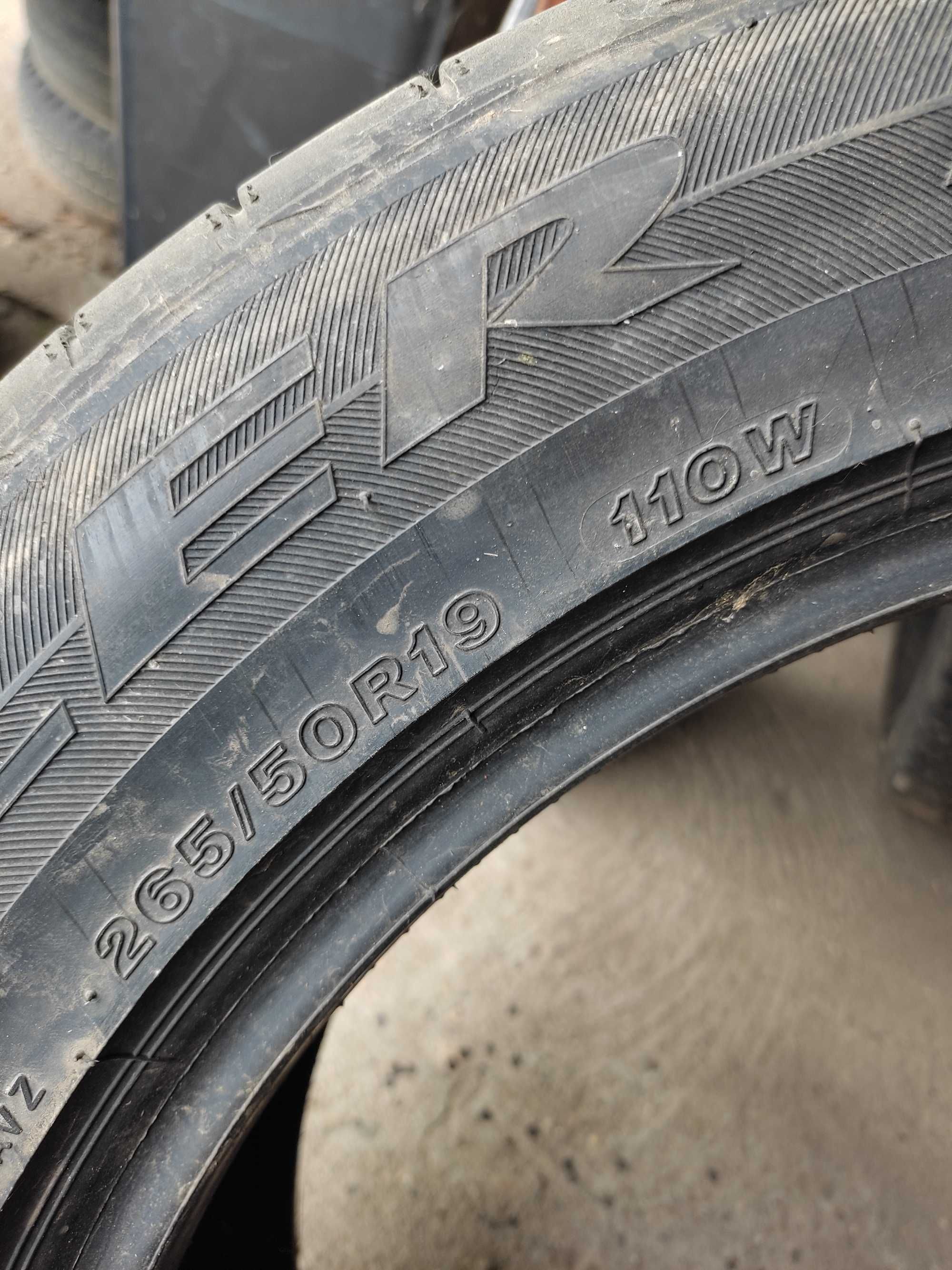 3 anvelope 265/50/19 bridgestone vara 2016