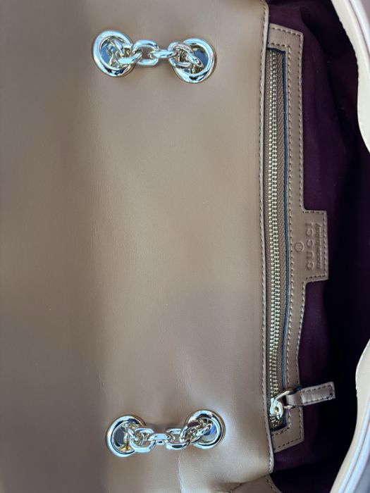 Gucci Marmont Bag кафява чанта среден размер