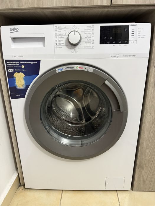 Masina de spalat beko 8kg 1000rpm inverter 28min rapid ca noua
