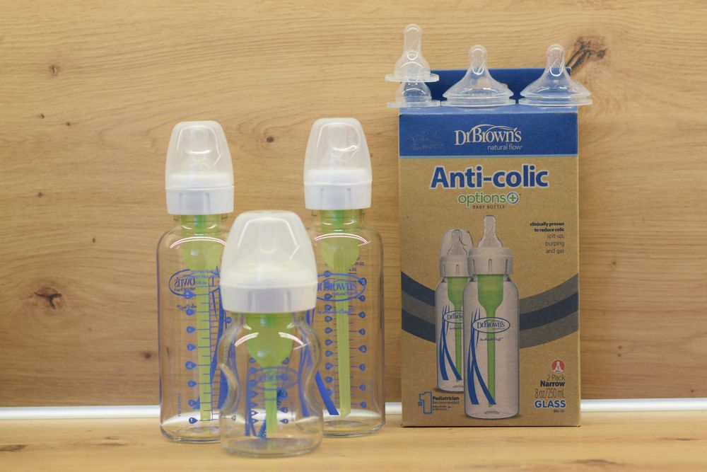 Комплект шишета Dr.Brown's Wide-Neck Options WB03606-INTLX WN 0м.+