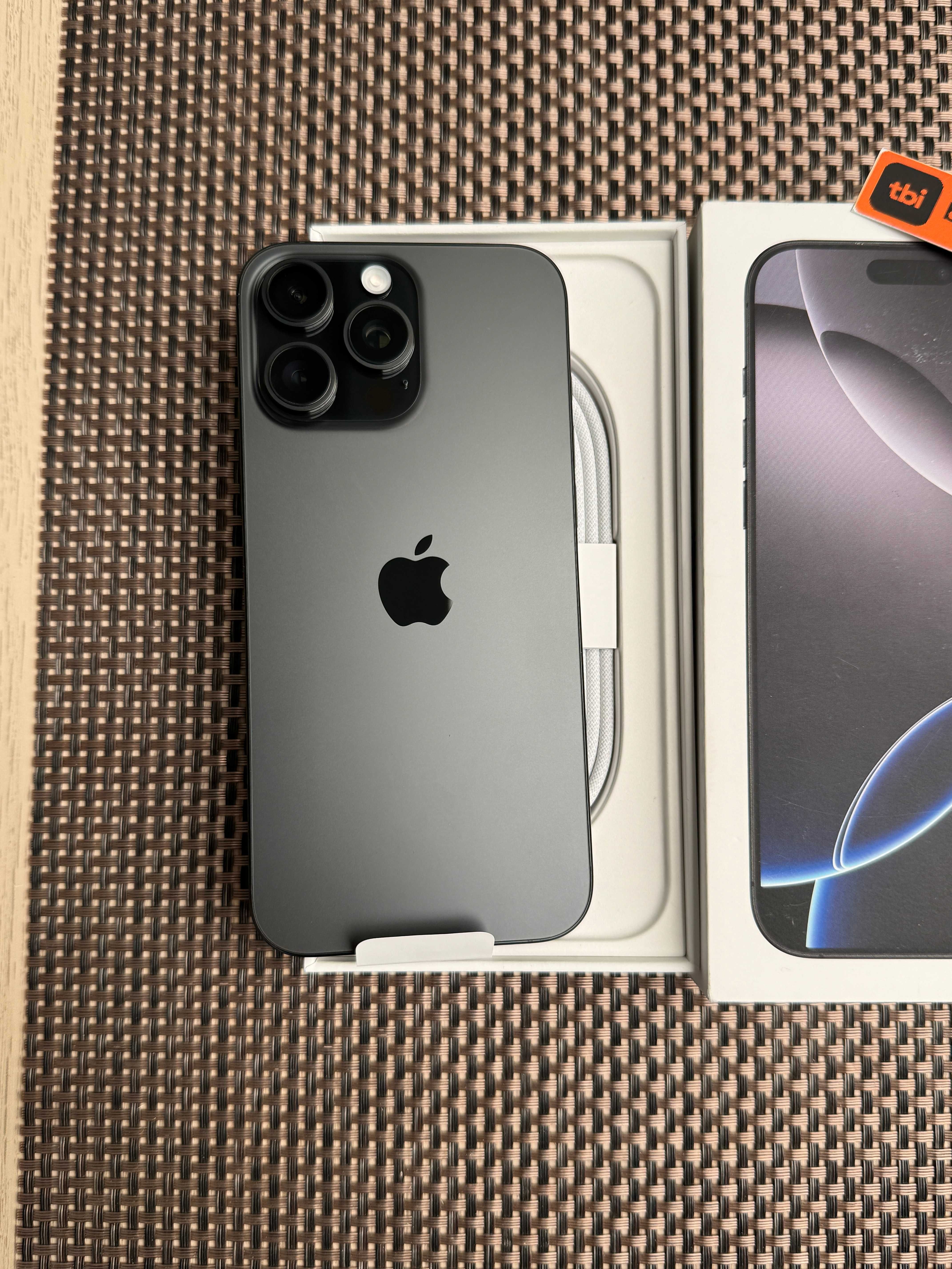 НОВ! 512Gb! iPhone 16 Pro Max Лизинг от 86лв/м Black Titanium ГАРАНЦИЯ