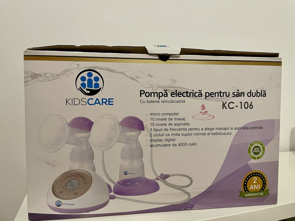 Pompa pentru san electrica dubla Kidscare