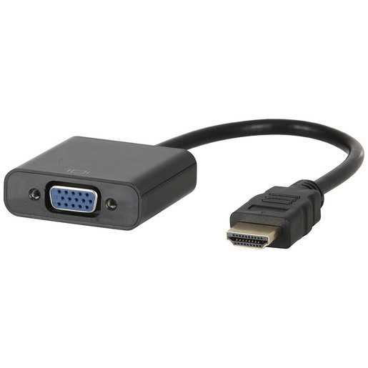 Adaptor convertor HDMI la VGA video ( sau si cu audio ) nou, sigilat !