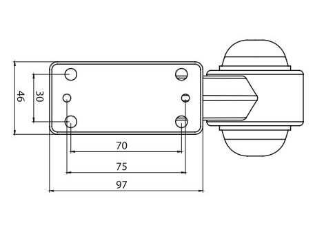 Габарит Рогче 24V диоден Prostar10