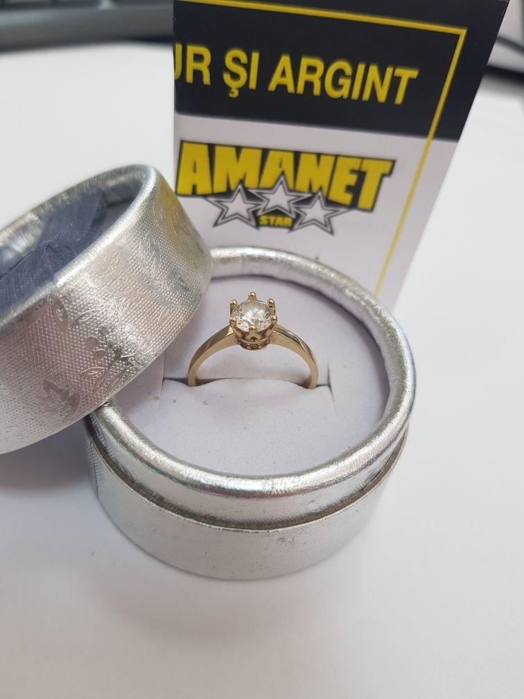 Inel logodna 14k(cdc)staramanet