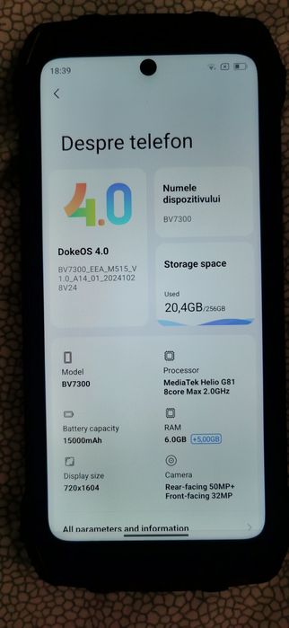 Vand telefon blackview bv7300