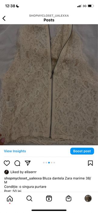 Vand Bluza Zara brodată