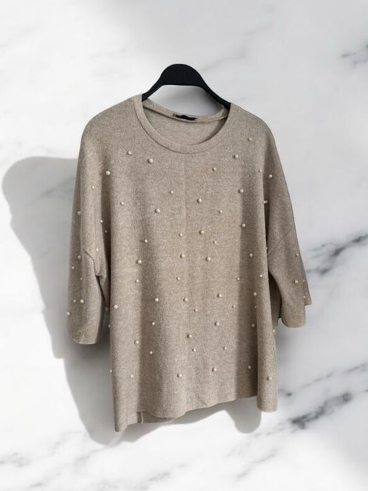Zara блуза с перли