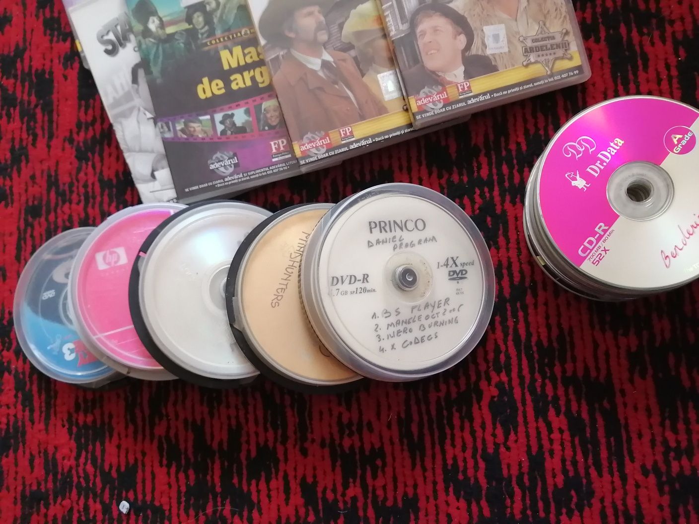 Cd-uri cu filme românești, cd-uri cu orice fel de muzica