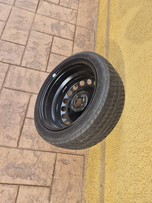 Janta tabla ca noua 5x100 pe 16inch et43 cu vara 205/45/r16