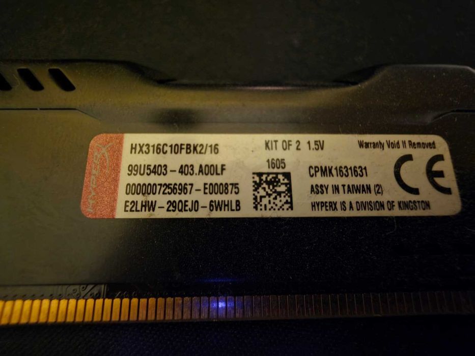 i7 4790+ MSI B85 G43 GAMING + 32 GB DDR3 Kingston HyperX Fury 1600 Mhz